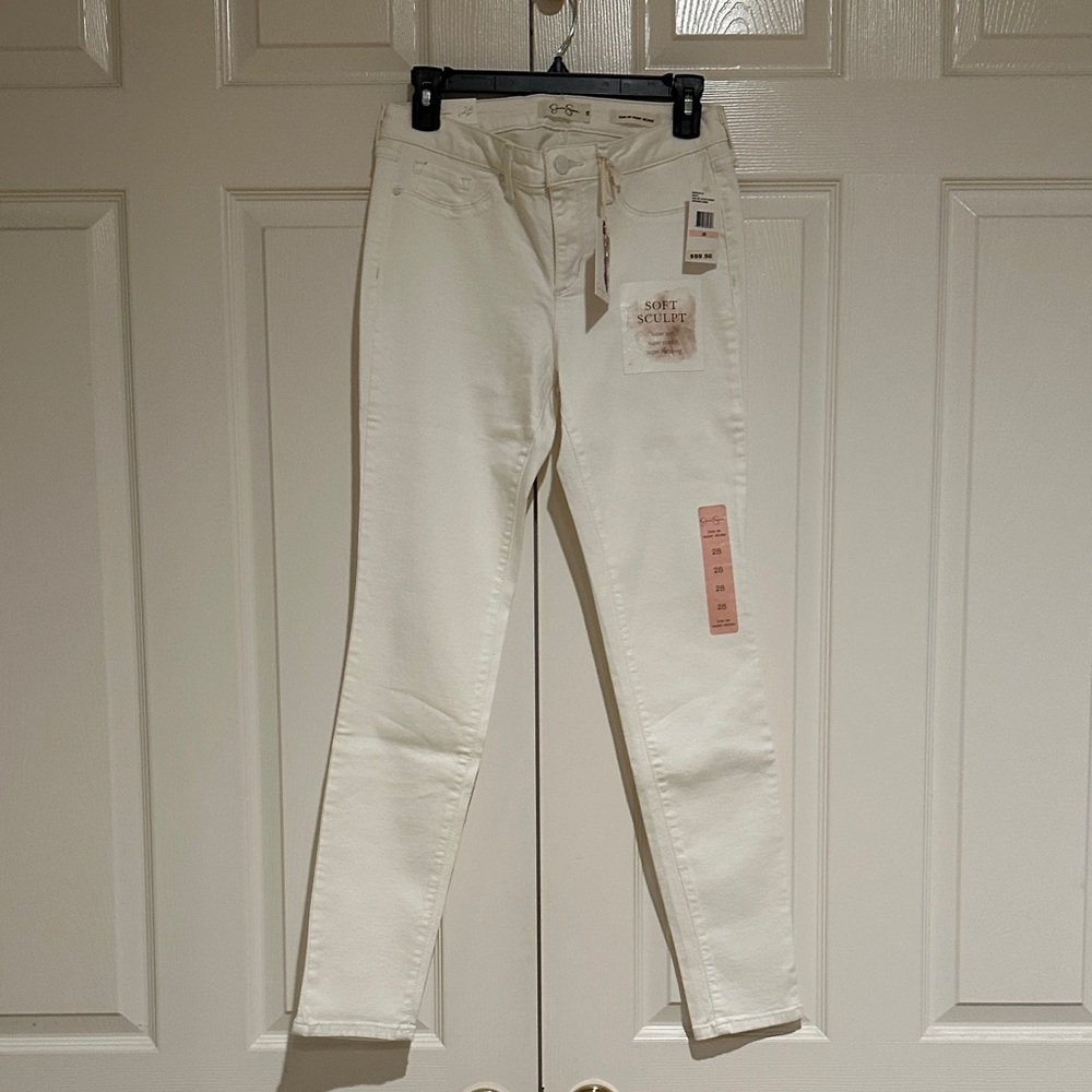 Jessica Simpson Cream Skinny Jeans